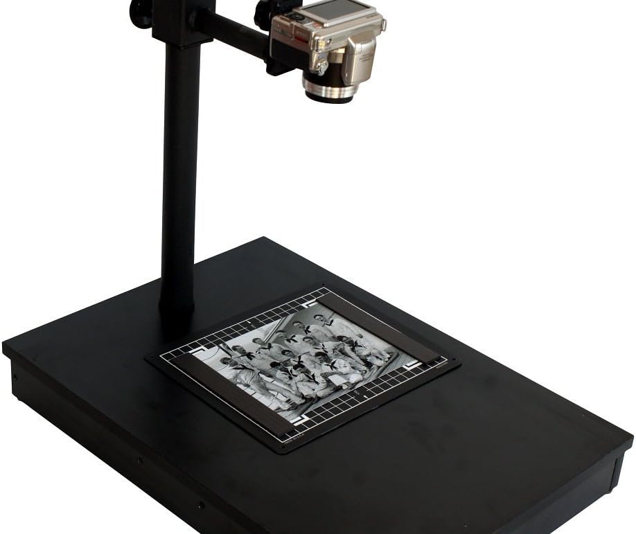 Photography Copy Holder Stand # 1109FBM, Flat Bed Magnetic Document Holder for Quick Copying with Your Digital Camera or Phone