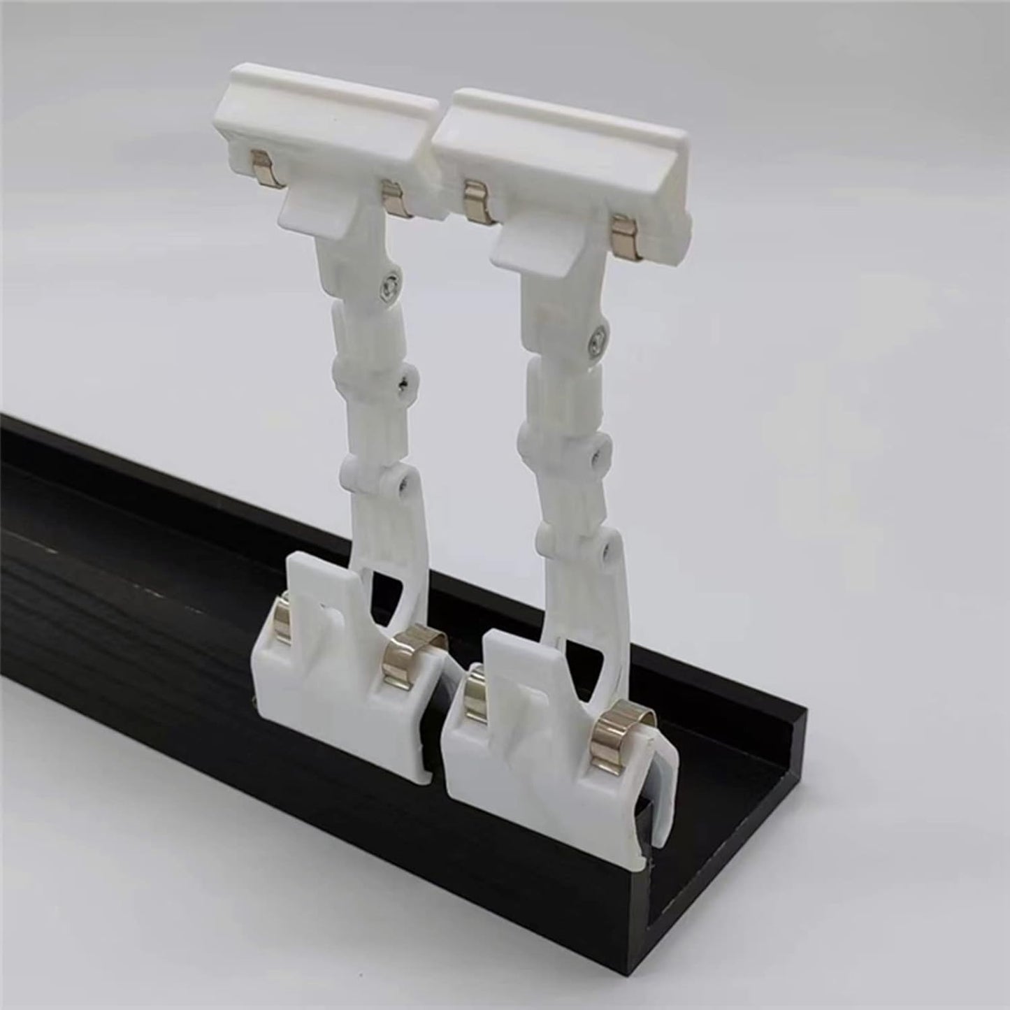 Paper Holder for Typing,Clip Copy Holder for Computer Monitor,Document Desk Clamp, Pack of 2 (White)