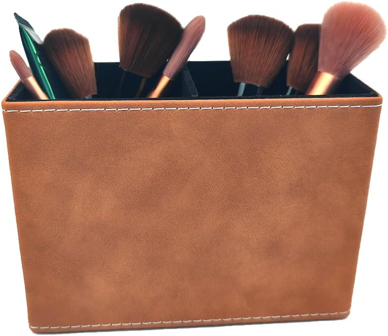 Pen Holder for Desk Pencil Organizer Cute Cup Holders Aesthetic (Black, 3.94" x3.15" x3.15")