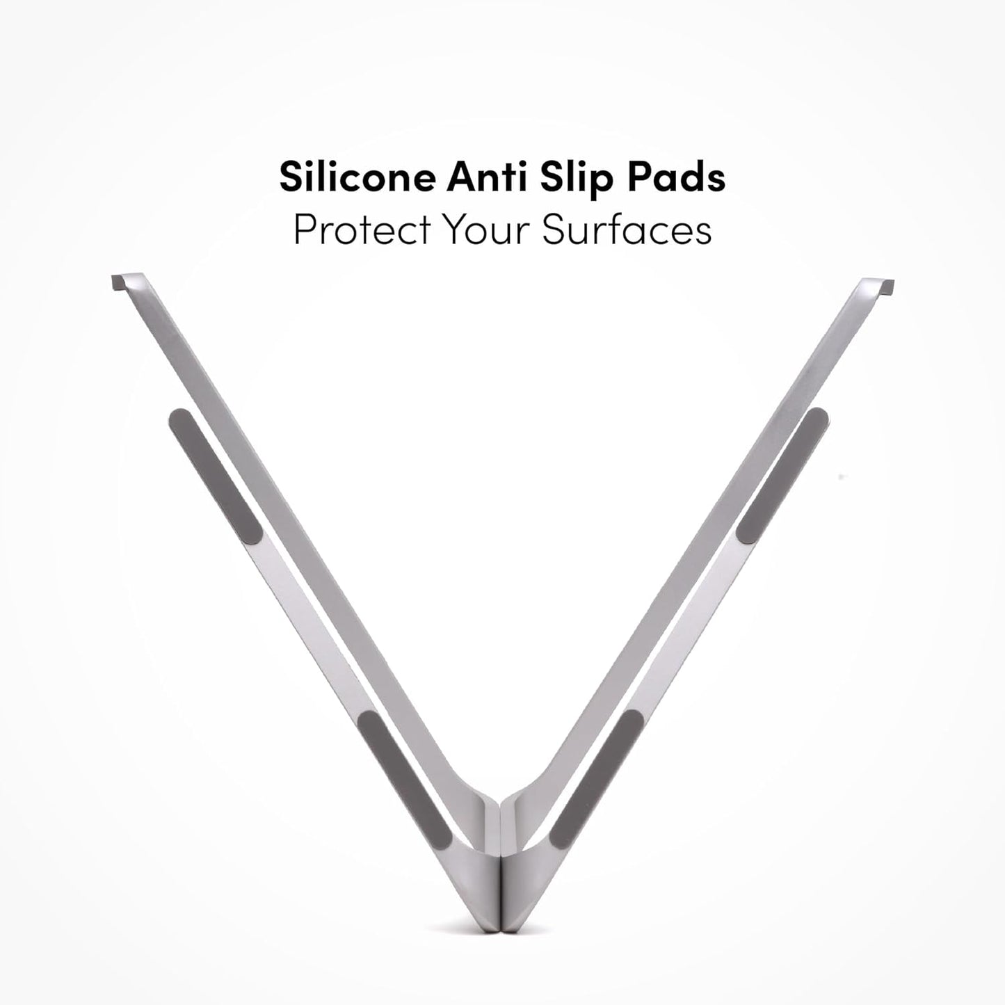xympo Aluminum Laptop Stand for Desk, fits 13" - 16" Laptops