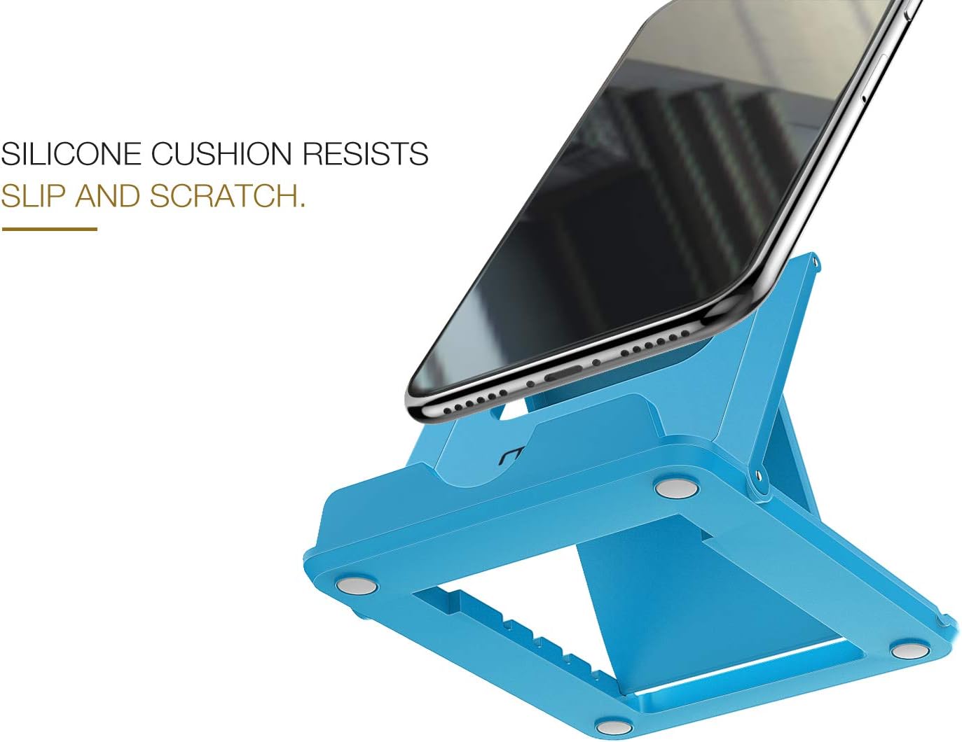 MoKo 2PCS Phone/Tablet Stand, Desktop Holder for 4-11" Device, Fit with iPhone 17/17 Air/17 Pro/17 Pro Max, iPhone 16/Pro/Pro Max/Plus, iPhone 15/Pro/Pro Max/Plus, iPhone 14/Pro/Pro Max/Plus
