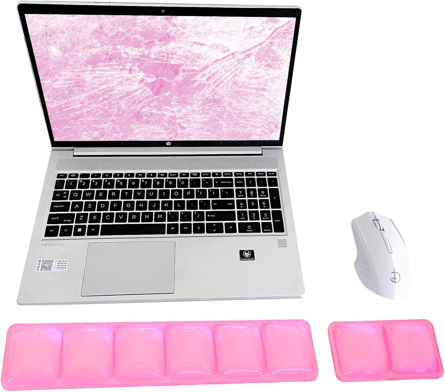Gel Wrist Rest for Keyboard and Mouse Square Blue Plaid Clear Keyboard Wrist Rest Transparent Ergonomic Cute Checkered Mouse Wrist Pad Silicone Non-Slip Support for Computer Laptop Gaming Home Office