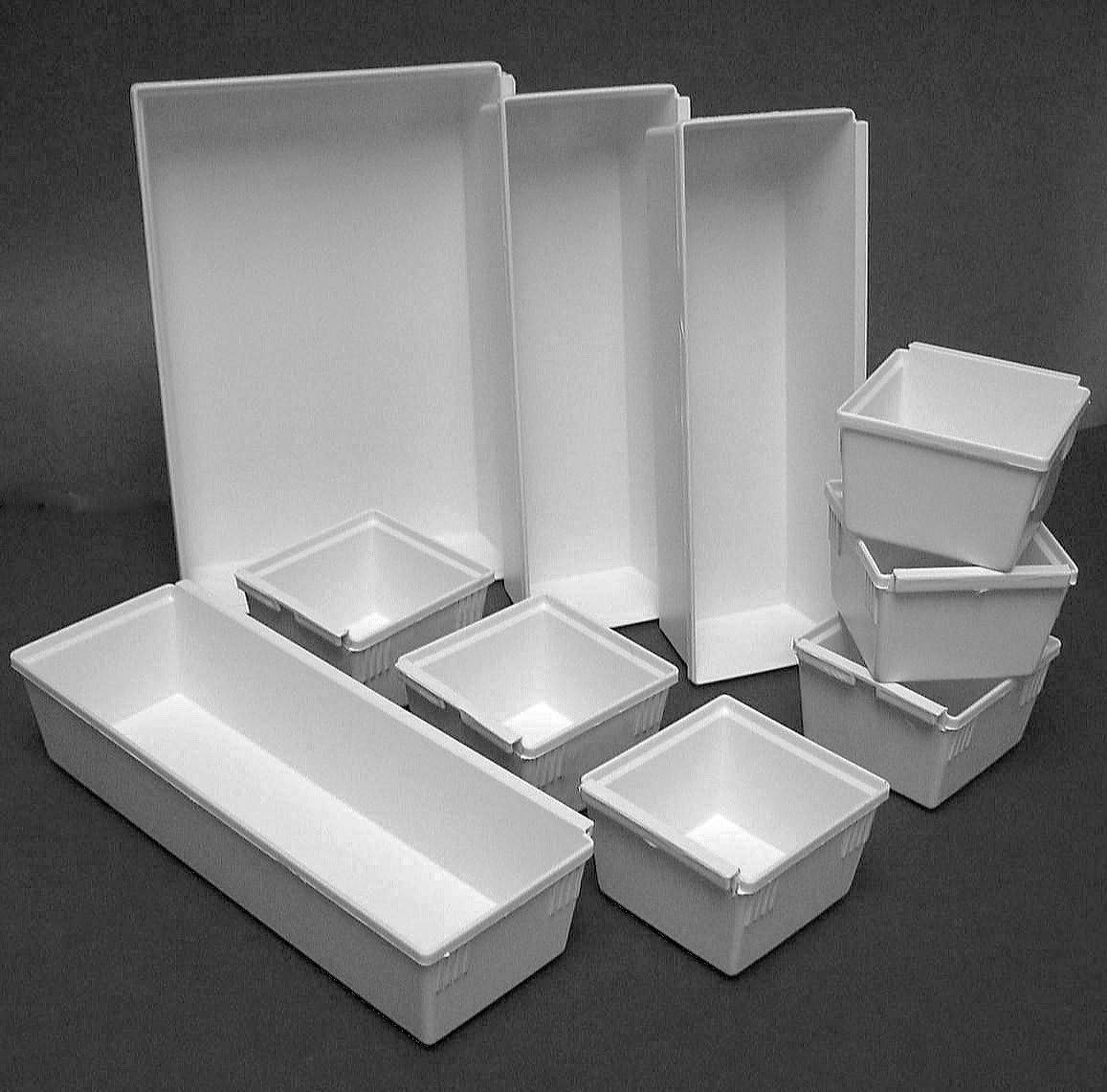 Dial Industries B689K Drawer Organizer Tray Set, Black