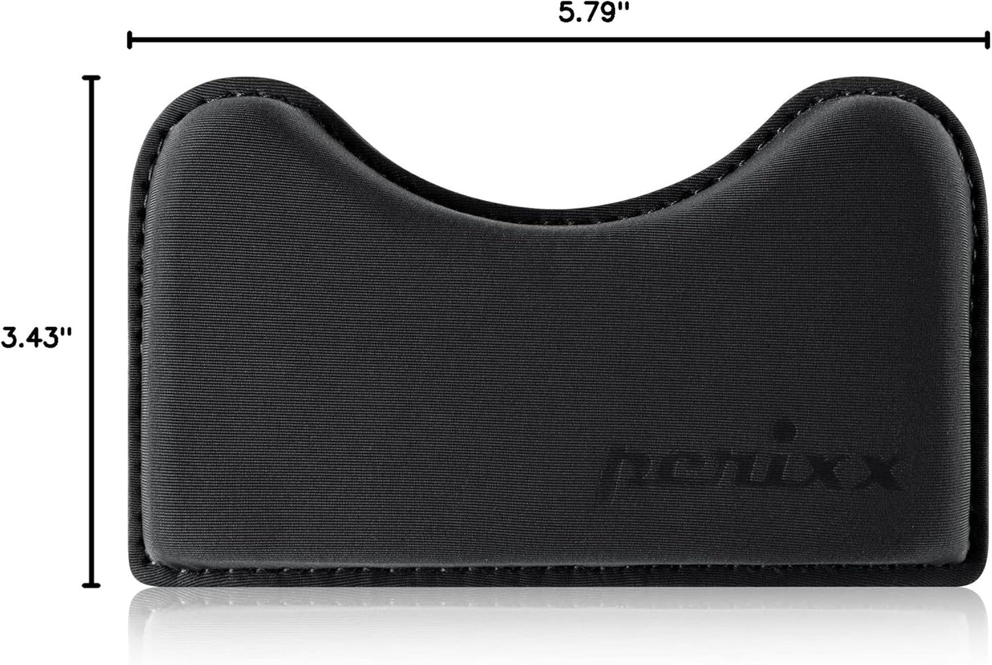 Perixx PERIPRO-512 Ergonomic Keyboard Wrist Rest - Gel Cushion Support - Compatible with Various Ergo Keyboard - Dimension 17.32x3.94x1.30 inches - Black