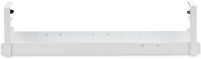 StarTech.com Under Desk Cable Management Tray - Office/Standing Desk Cable Tray Organizer - Desk/Table Mount Holder for Cords/Wire/Power Strip - Computer Cable Manager - 23-1/2"L x 4-1/2"D (UDCMTRAY)