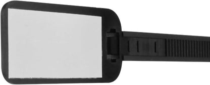 Skywalker 3” Cable Ties w/Write-on Label (Black / 100 Pack)