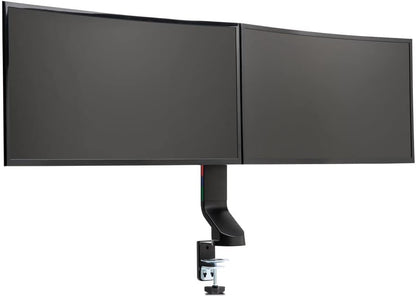 Kensington Single Monitor Desk Mount, C-clamp Vesa Stand Fits up to 32 inch Ultrawide Samsung LG , Low Profile Vertical Mount, Height Adjustable Free Standing Arm,K55512WW Black