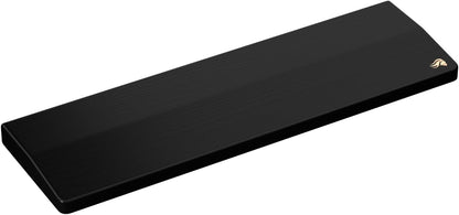 GLORIOUS Gaming Wooden Keyboard Wrist Rest (Compact) - White Ash Wood, Medium-Coarse Grain, Smooth Surface, Sweat & Oil Resistant, Easy Clean, Anti-Slip Rubber Base, 13" x 4" x 0.79" - Onyx