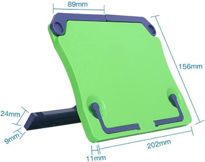 Alnicov Sheet Music Stand,Foldable and Adjustable Book Holder,for Music Score Tablature Cookbook Reading(Blue)