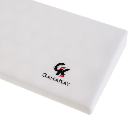 GK GAMAKAY Silicone Keyboard Wrist Rest, Soft Ergonomic Wrist Rest, Relax Your Wrist, for Laptop Computer Office & Home (White-100%)