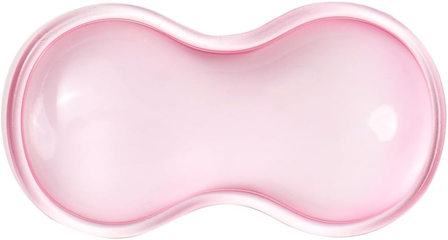 Clear Gel Wrist Rest for Keyboard and Mouse, Green Silicone Mouse Wrist Rest Set, Cute Ergonomic Wrist Rest for Keyboard 60%/75%(Green)
