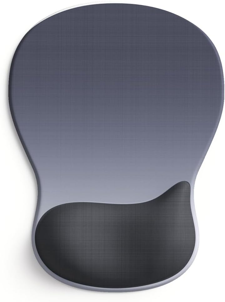 ErgoComfort Gel Wrist Rest Mouse Pad-Ergonomic Office Mousepad with Wrist Support-Non-Slip, Design Desk Accessories Mat for Home&Game Decor (09MochaSand Set)
