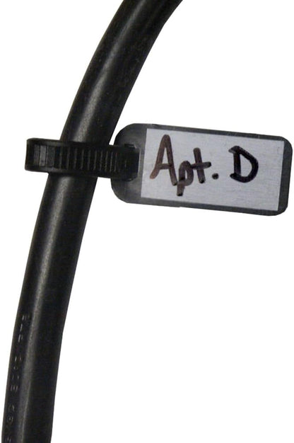 Skywalker 3” Cable Ties w/Write-on Label (Black / 100 Pack)