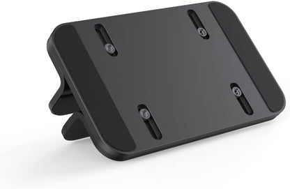 JOKItech Aluminum Laptop Vertical Stand Organizer, Sturdy Laptop Computer Holder Desktop Stand Compatible with new Retina Apple MacBook Pro/Air/Neo, Mac mini & iPad Pro - Black