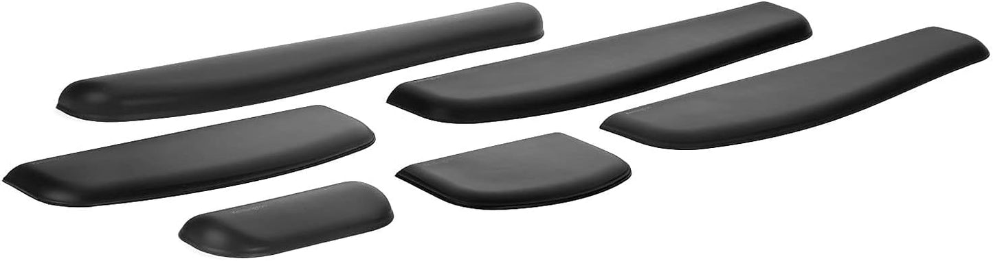 Kensington ErgoSoft Wrist Rest for Slim, Compact Keyboards, Black (K52801WW), 3.9 x 0.4 x 11.1 inches