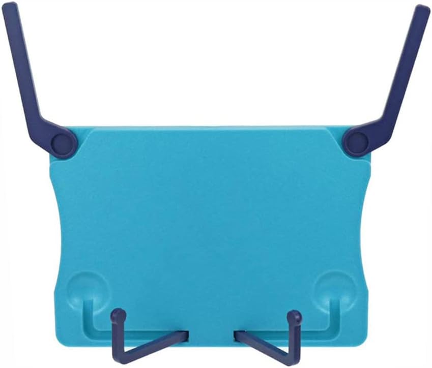 Alnicov Sheet Music Stand,Foldable and Adjustable Book Holder,for Music Score Tablature Cookbook Reading(Blue)