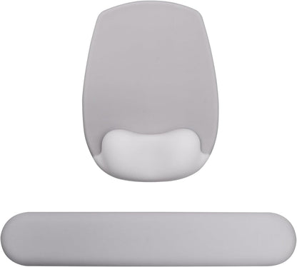 Wrist Rest for Keyboard and Mouse, Ergonomic Gel Computer Keyboard Wrist Rest with Memory Foam, Keyboard Wrist Support Pad for Long Hours of Work, Gaming, Studying-Relieve Wrist Pain