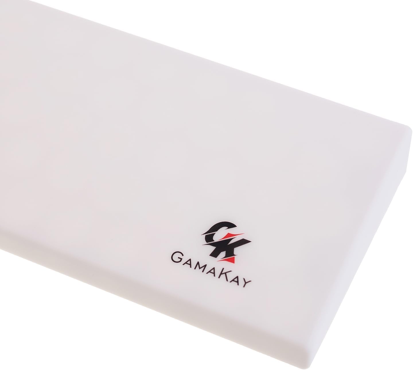 GK GAMAKAY Silicone Keyboard Wrist Rest, Soft Ergonomic Wrist Rest, Relax Your Wrist, for Laptop Computer Office & Home (White-100%)