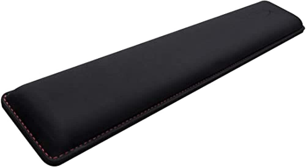 HyperX Wrist Rest - Full Sized - Cooling Gel - Memory Foam - Anti-Slip - Ergonomic - Keyboard Accessory, Black