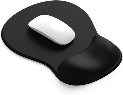 ErgoComfort Gel Wrist Rest Mouse Pad-Ergonomic Office Mousepad with Wrist Support-Non-Slip, Design Desk Accessories Mat for Home&Game Decor (09MochaSand Set)