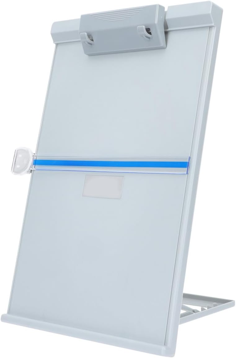 OSALADI Adjustable Paper Holder Stand for Desk Upright Document Holder Reading Line Guide for Home Office Classroom Plastic Copy Stand for Magazines and Documents