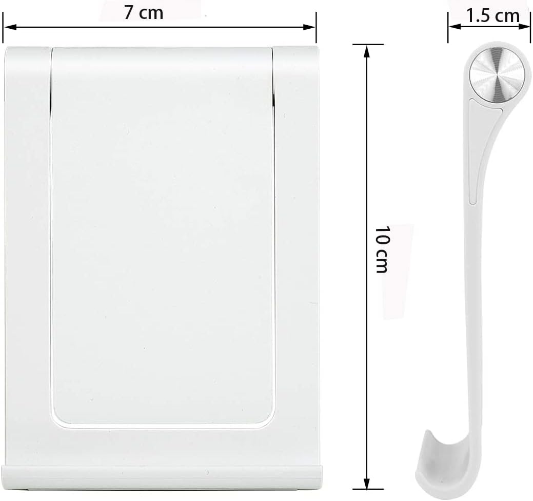 Cell Phone Stand Holder Multi-Angle Adjustable Phone Desk Stand Tablet Holder for iPhone 17 16 15 14 13 12 11 Pro Max XS XR 8 Plus 6 7 Galaxy S22 S21 S20 S10 S9 Edge Android Smartphone