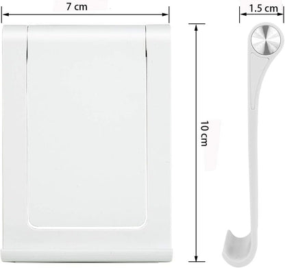 Cell Phone Stand Holder Multi-Angle Adjustable Phone Desk Stand Tablet Holder for iPhone 17 16 15 14 13 12 11 Pro Max XS XR 8 Plus 6 7 Galaxy S22 S21 S20 S10 S9 Edge Android Smartphone