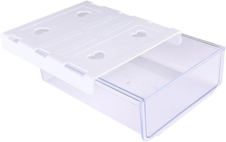 Self-adhesive Under Desk Drawer Organizer, Table Hidden Slide Out Large Storage Mounted Desktop Pencil Holder Tray Drawers for Office Home School Stationery Kitchen (Black)