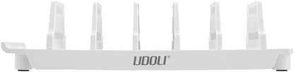 Adjustable Universal Multi Device Organizer Dock Stand Holder, Tablet Cell Phone Desktop Stand for iPhone Samsung Galaxy Google Nexus Kindle (Black)- No Charging Port