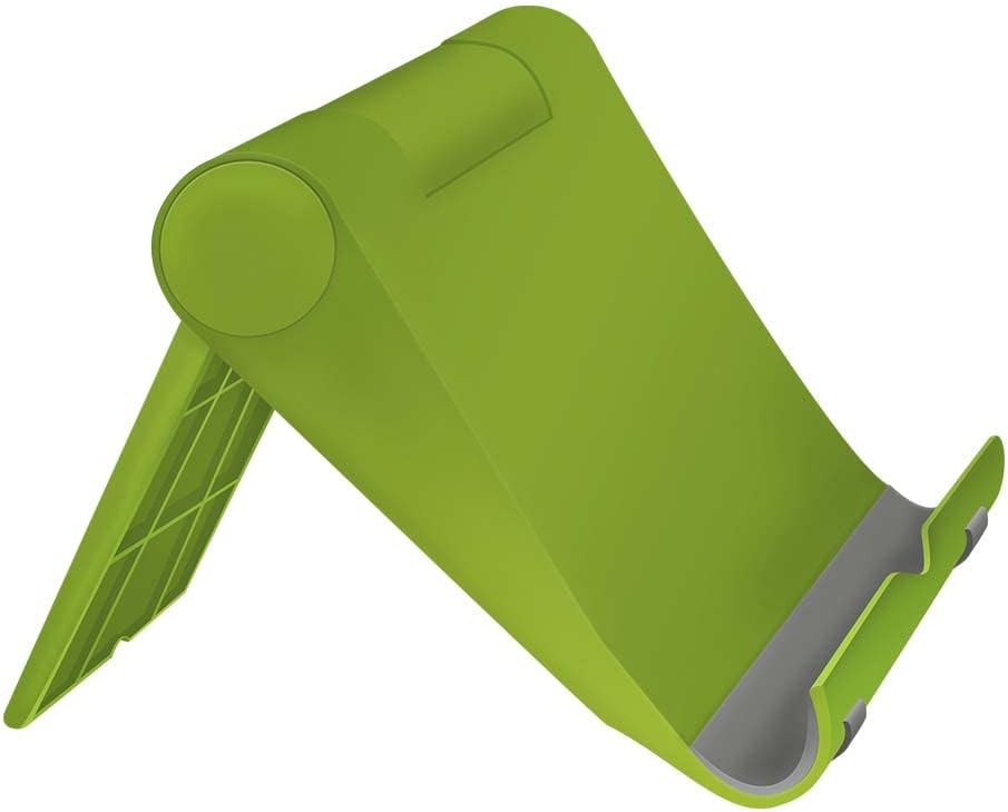 Adjustable Cell Phone Stand for Desk, Portable Phone Holder Compatible with Most iPhone, Samsung and Other Smartphones - Green