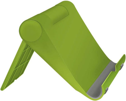 Adjustable Cell Phone Stand for Desk, Portable Phone Holder Compatible with Most iPhone, Samsung and Other Smartphones - Green