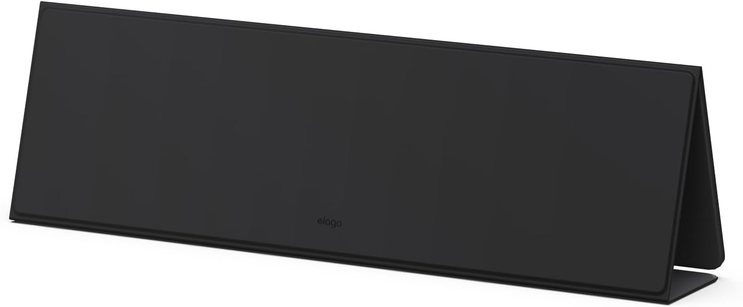 elago Smart Magnetic Desk Mat Folio Board Compatible with All Magnetic Products Clean Organized Desk for Office and Home (Microfiber Leather-Stone)