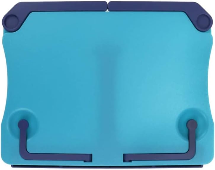 Alnicov Sheet Music Stand,Foldable and Adjustable Book Holder,for Music Score Tablature Cookbook Reading(Blue)