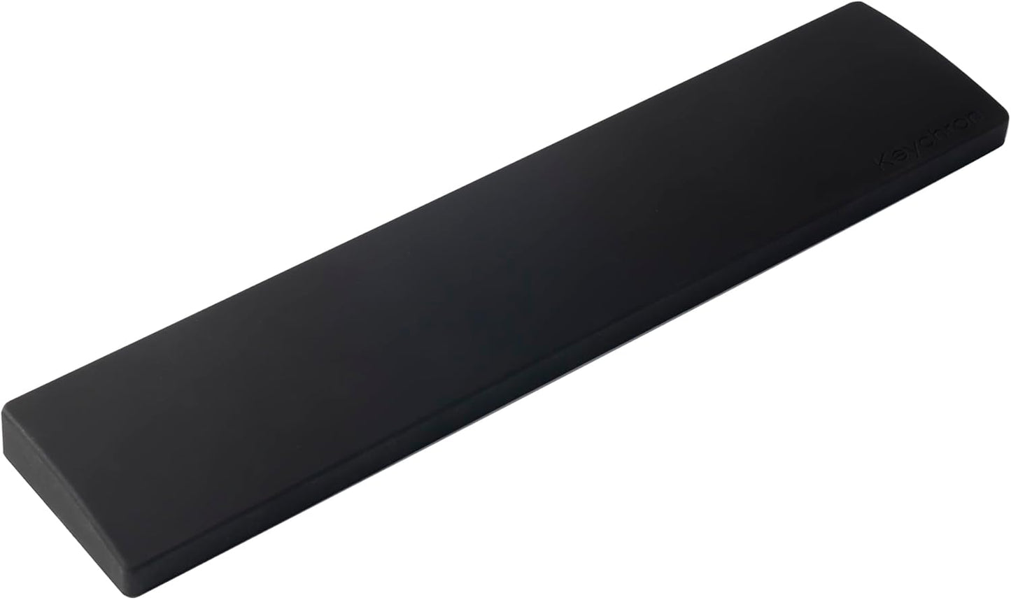 Ergonomic Silicone Wrist Rest for Keychron K4 Pro / K4 Max / Q5 / V5 / V5 Max,15.37" Honeycomb Non-Slip Palm Rest, 96% Full-Sized Mechanical Keyboards Support with Typing Pain Relief