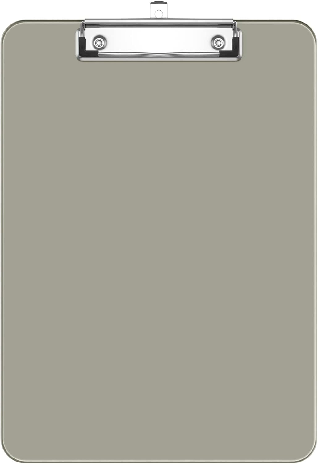 Rimilak 8.5 x 11 Plastic Clipboards Set of 2, Low Profile Metal Clip, Translucent Board, 12.5 x 9 in Letter Size, Office Supply, Back to School, Purple