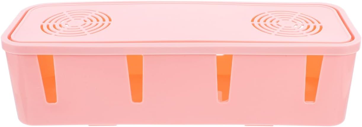 Plug Socket Safety Box Cable Organizer for Power Strip Wire Management 10.43X3.74X2.75 Inch Cord Storage Case for Home and Office Use