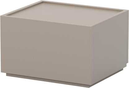 Stackable Storage Drawers, Wooden Drawer Storage Organizer, Modern Nightstands with Wooden Drawers, Small Storage Cabinet, Modular Design, Available in 2 Sizes for Versatile Use Oak Small