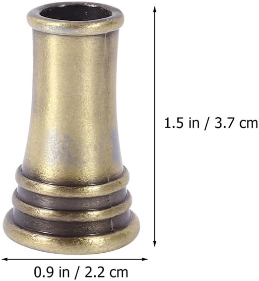PRETYZOOM Desk Pencil Cup 4pcs Round Metal Pen Holder Insertion Pen Holder Dip Pens Base Makeup Brush Holder Metal Pencil Holder Desktop Pen Base Ink Bracket Student Copper Fine