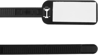 Skywalker 3” Cable Ties w/Write-on Label (Black / 100 Pack)