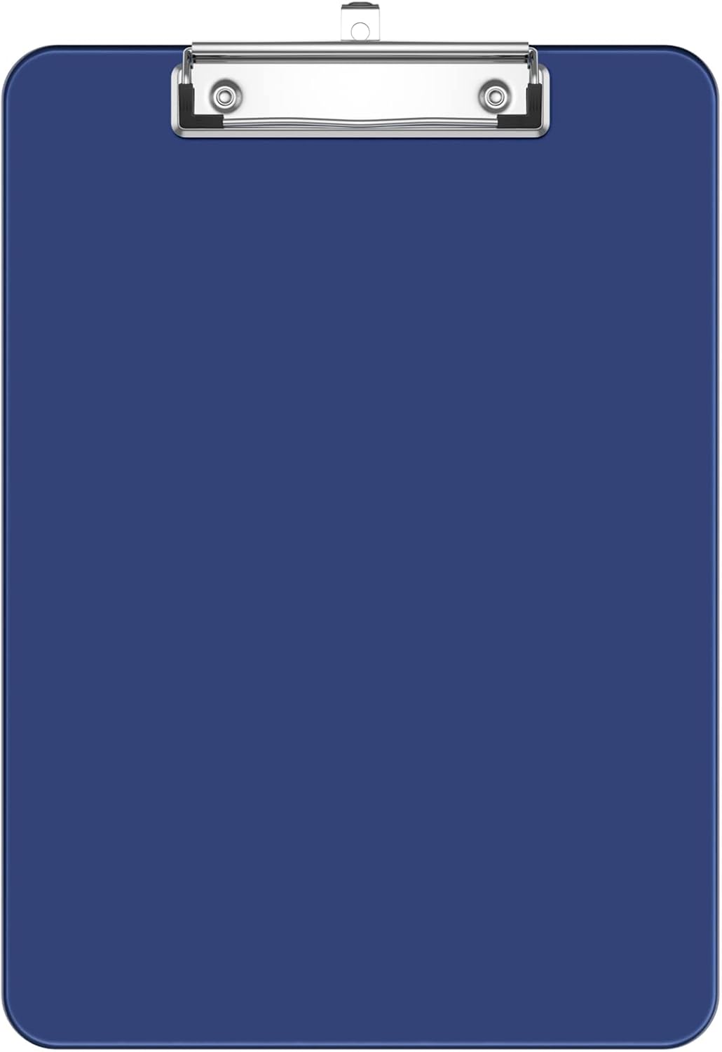 Rimilak 8.5 x 11 Plastic Clipboards Set of 2, Low Profile Metal Clip, Translucent Board, 12.5 x 9 in Letter Size, Office Supply, Back to School, Purple