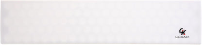 GK GAMAKAY Silicone Keyboard Wrist Rest, Soft Ergonomic Wrist Rest, Relax Your Wrist, for Laptop Computer Office & Home (White-100%)