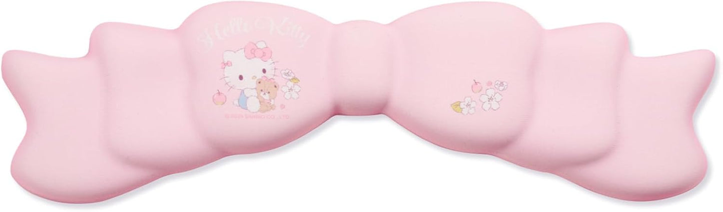 Kuitmor Memory Foam Bowknot Wrist Rest,Non-Slip Rubber Base Keyboard Wrist Rest for Gaming,or Home Office Work - FlowerCat