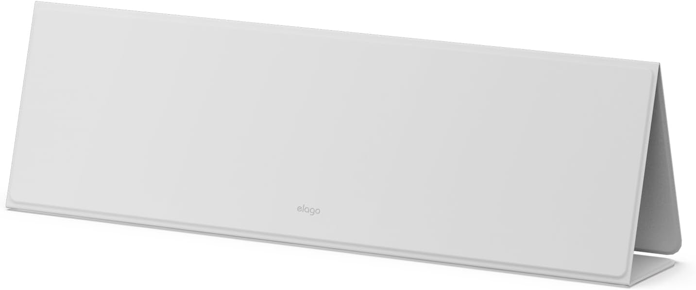elago Smart Magnetic Desk Mat Folio Board Compatible with All Magnetic Products Clean Organized Desk for Office and Home (Microfiber Leather-Stone)