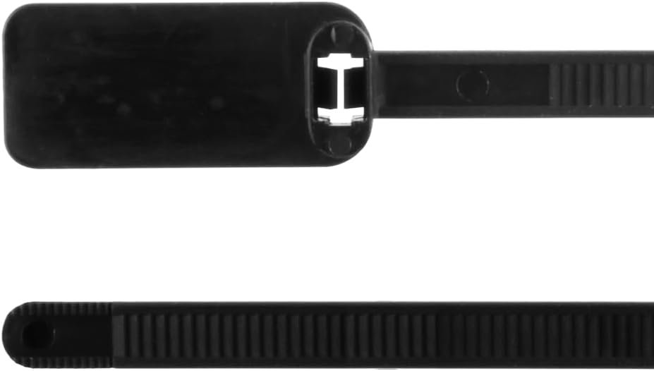 Skywalker 3” Cable Ties w/Write-on Label (Black / 100 Pack)