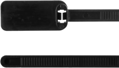 Skywalker 3” Cable Ties w/Write-on Label (Black / 100 Pack)