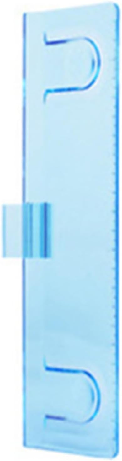 Document Holder Clip for Typing Reading Document Monitor Note Organiser Monitor Document Paper Holder for Laptops Office Organization Tool, Clear Blue