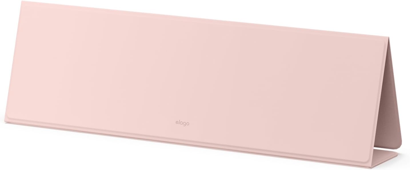 elago Smart Magnetic Desk Mat Folio Board Compatible with All Magnetic Products Clean Organized Desk for Office and Home (Microfiber Leather-Stone)