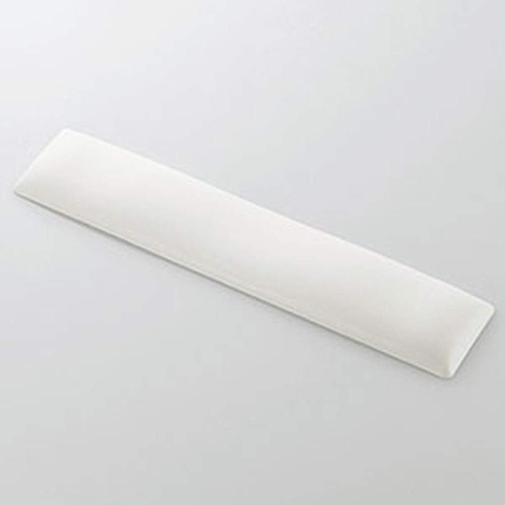 ELECOM Wrist Rest FITTIO Long Type Fatigue Reduction Ergonomic Design Comfortable Memory Foam Anti Skid White MOH-FTPWH