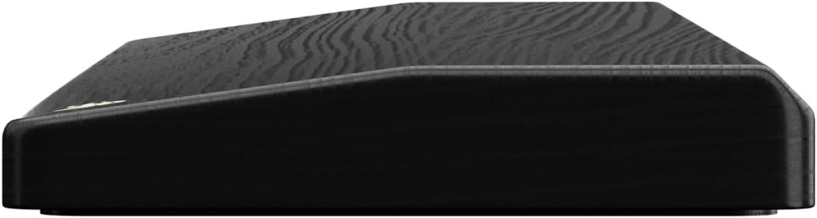 GLORIOUS Gaming Wooden Keyboard Wrist Rest (Compact) - White Ash Wood, Medium-Coarse Grain, Smooth Surface, Sweat & Oil Resistant, Easy Clean, Anti-Slip Rubber Base, 13" x 4" x 0.79" - Onyx