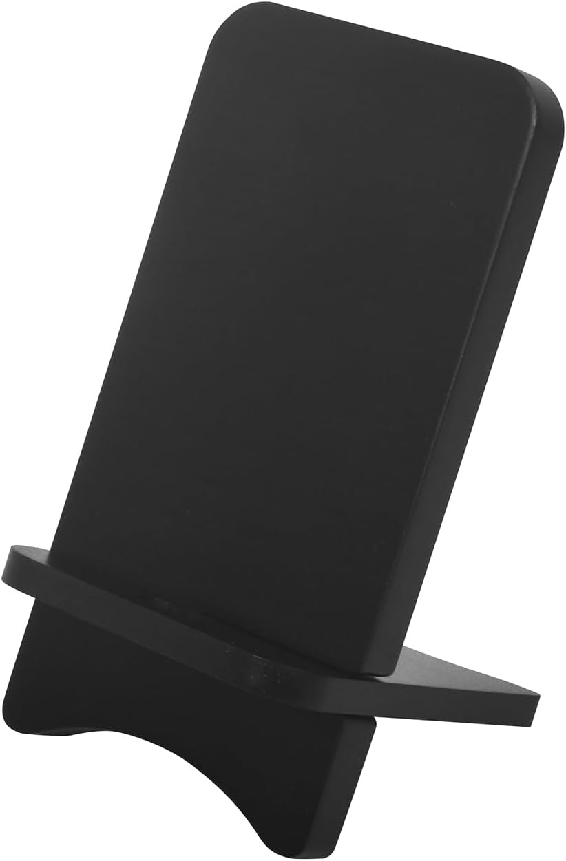 Solid Wood Phone Stand, Desktop Wooden Phone Stand, Simple Phone Holder, Compatible with All Phones (Walnut Wood)